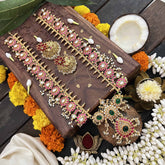 Vriksham Designer Mango Style 1 gm Gold Long Neckpiece-Rice Pearl-G20333